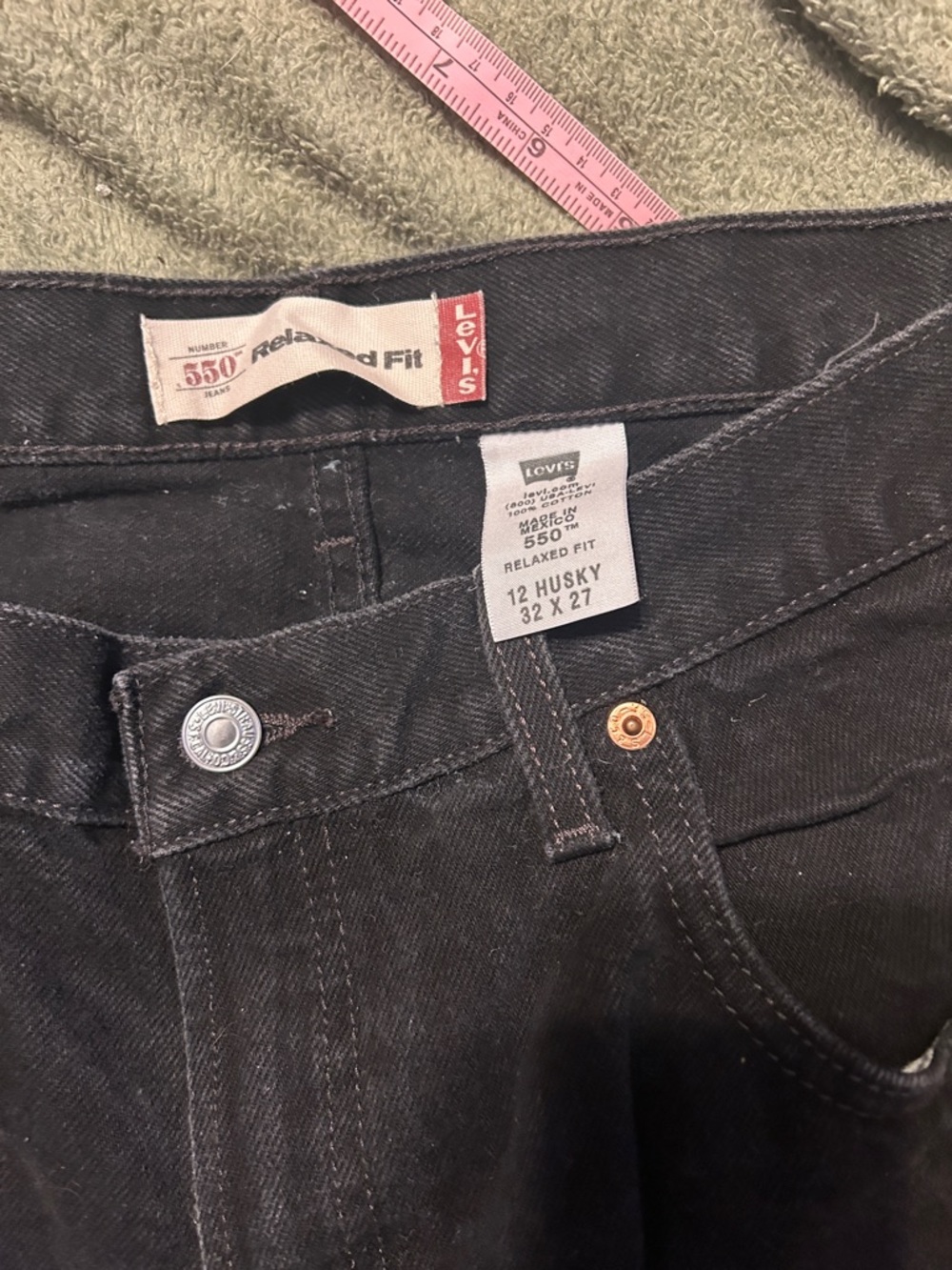 Levi's 550 12 husky boys  Jeans in Black